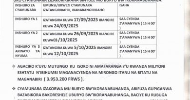 Itangazo rya cyamunara