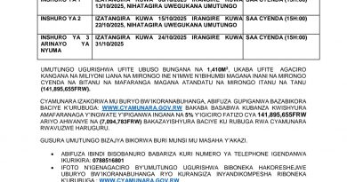 Itangazo rya cyamunara