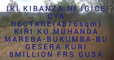 DORE IKIBANZA CY’IGICE CYA HECTARE(4876sqm) KU MUHANDA MAREBA-BUKUMBA-BUGESERA KURI 8MILLION FRS
