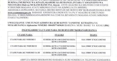 Itangazo rya cyamunara