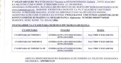 Itangazo rya cyamunara