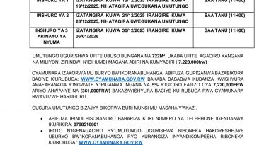 Itangazo rya cyamunara