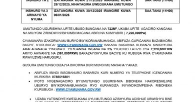 Itangazo rya cyamunara