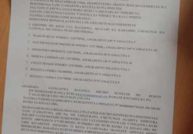 Itangazo rya cyamunara