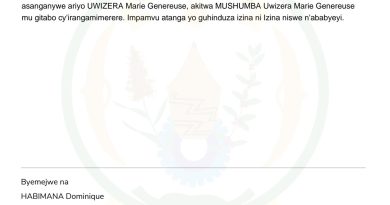 Ingingo z’ingenzi z’impamvu zo gusaba guhindura amazina
