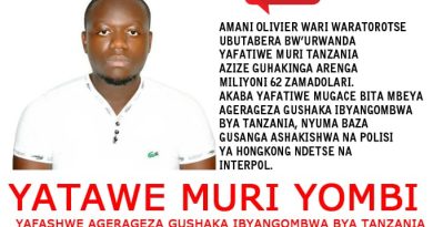 Amani Olivier uzwi muri dosiye ya CSP Kayumba wayoboye Mageragere biravugwa ko afungiye muri Tanzania