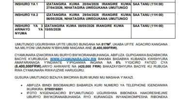 itangazo rya cyamunara