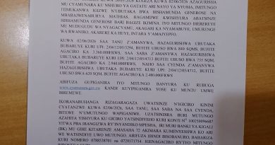 Itangazo rya cyamunara