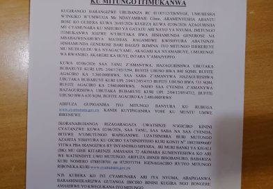 Itangazo rya cyamunara