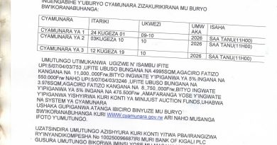 Itangazo rya cyamunara